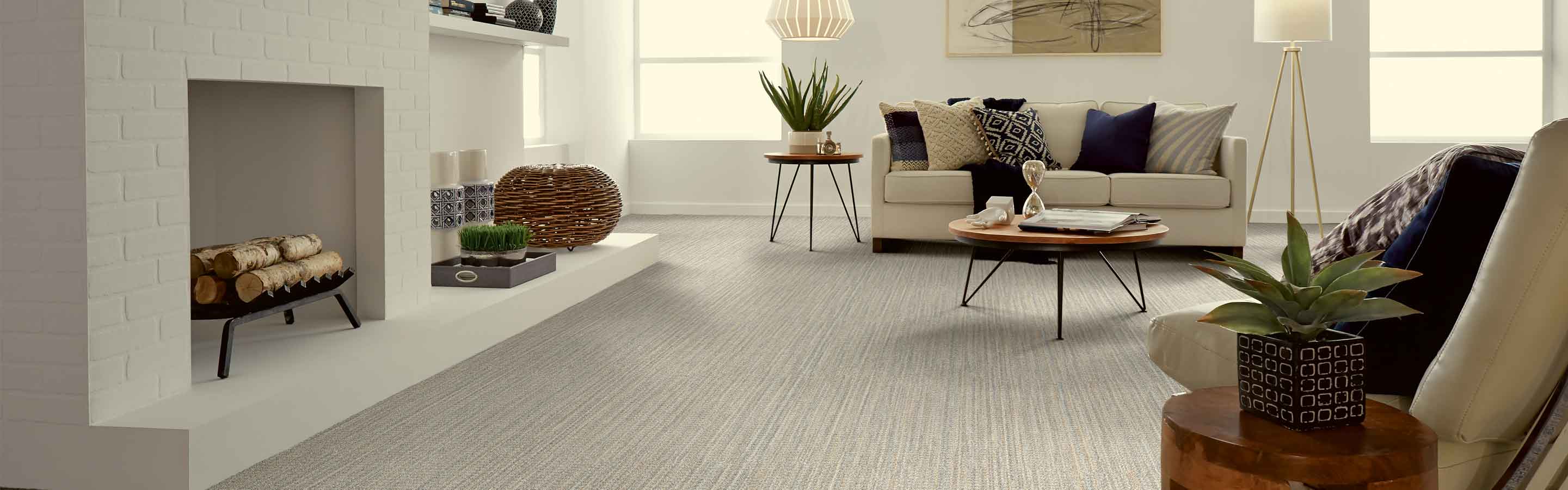 grey carpet in living room