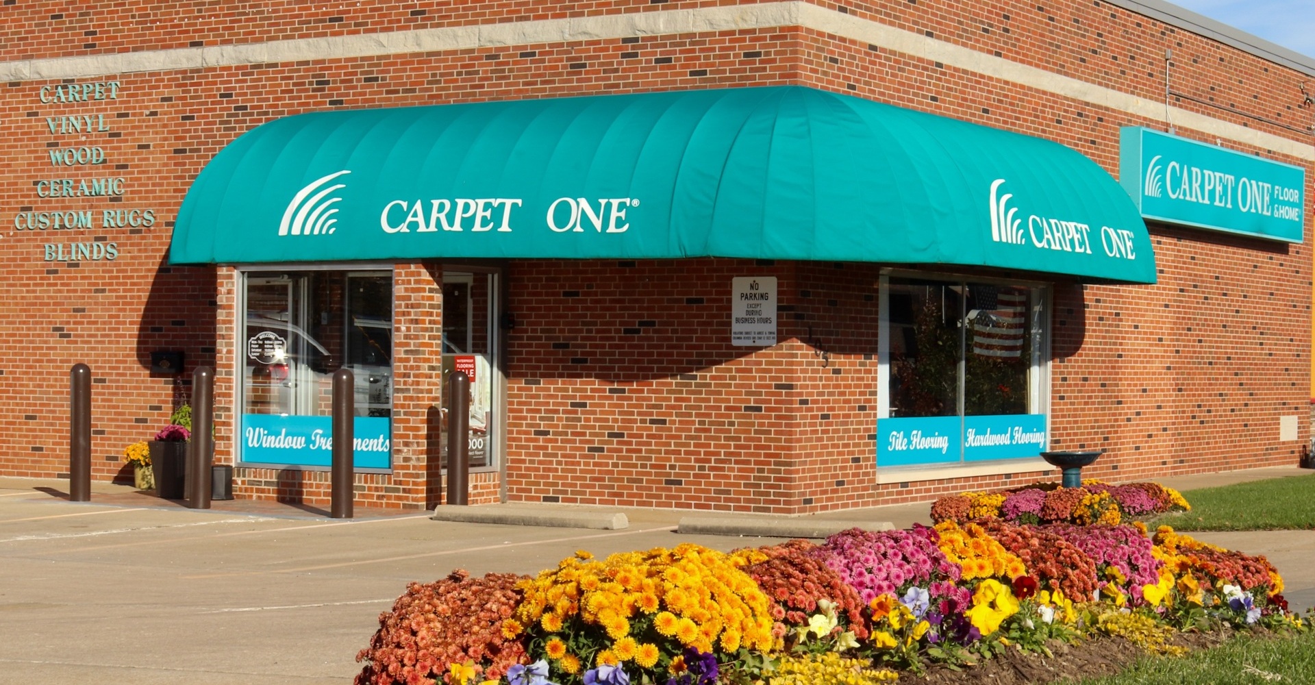 Exterior of Carpet One showroom