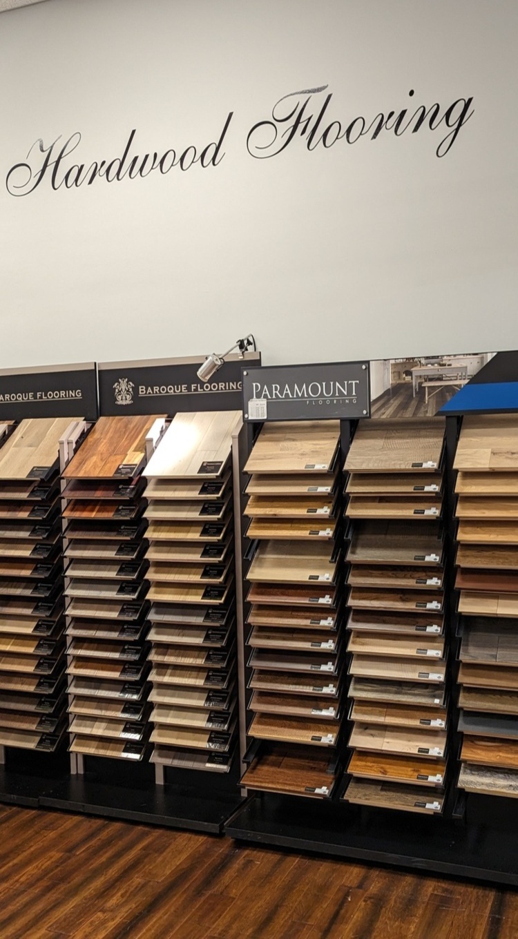 installed hardwood flooring in home