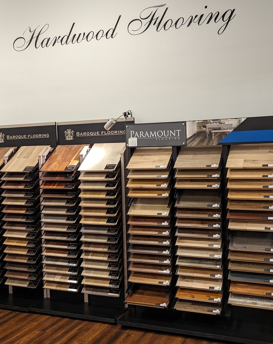 installed hardwood flooring in home